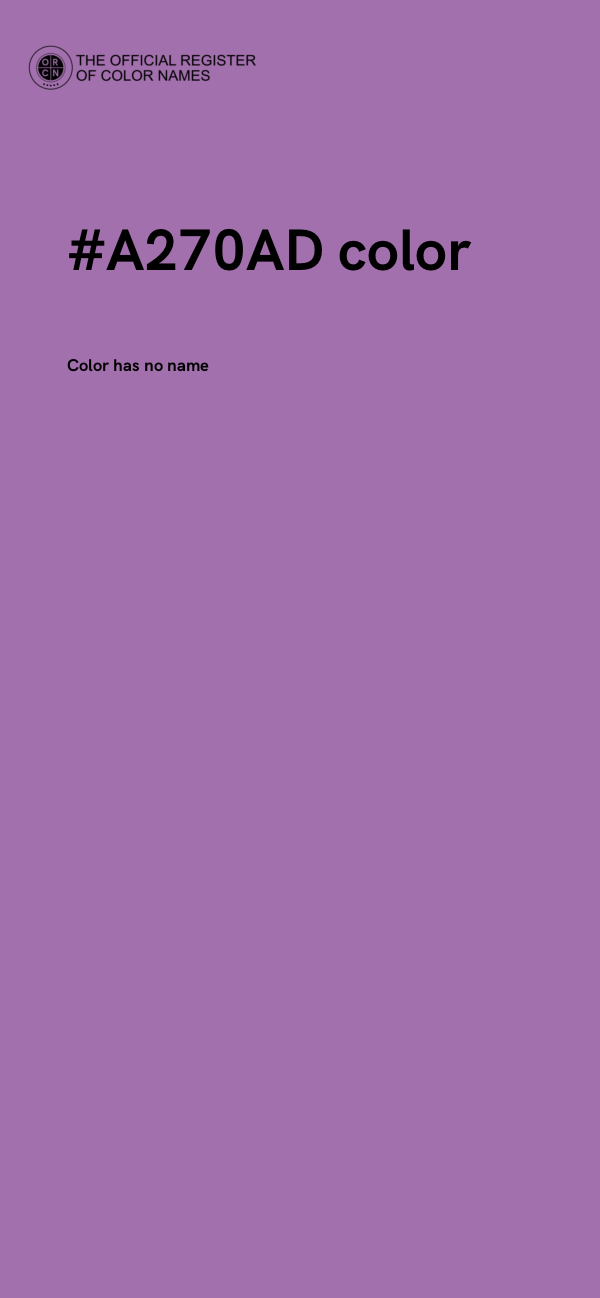 #A270AD color image