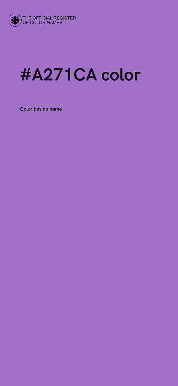 #A271CA color image