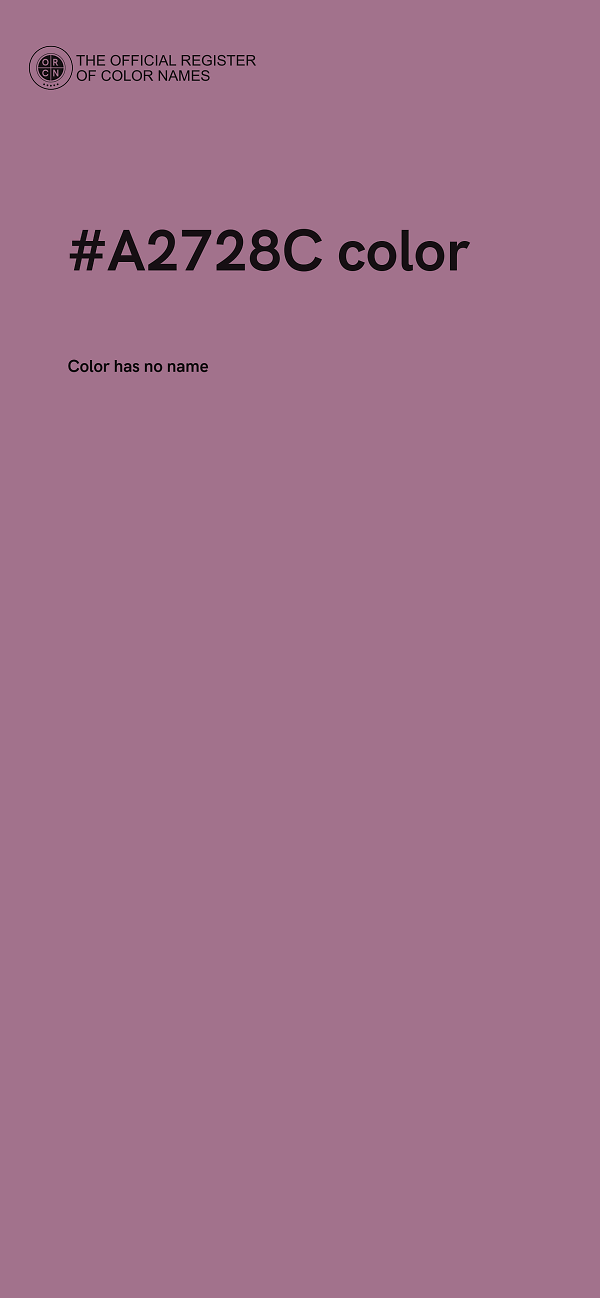 #A2728C color image