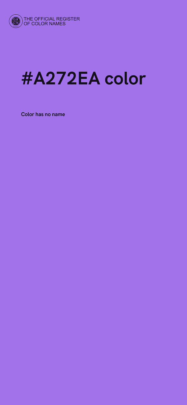 #A272EA color image