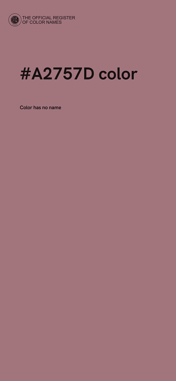 #A2757D color image