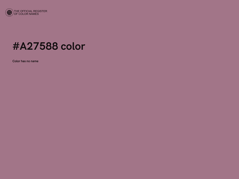 #A27588 color image