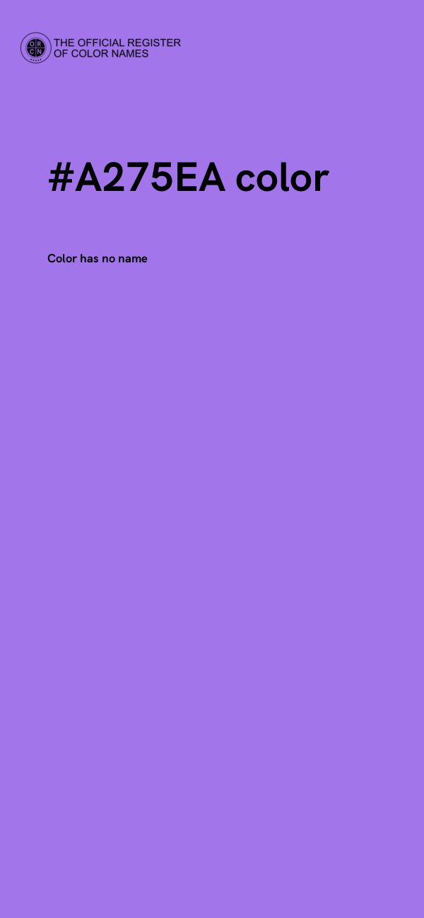 #A275EA color image
