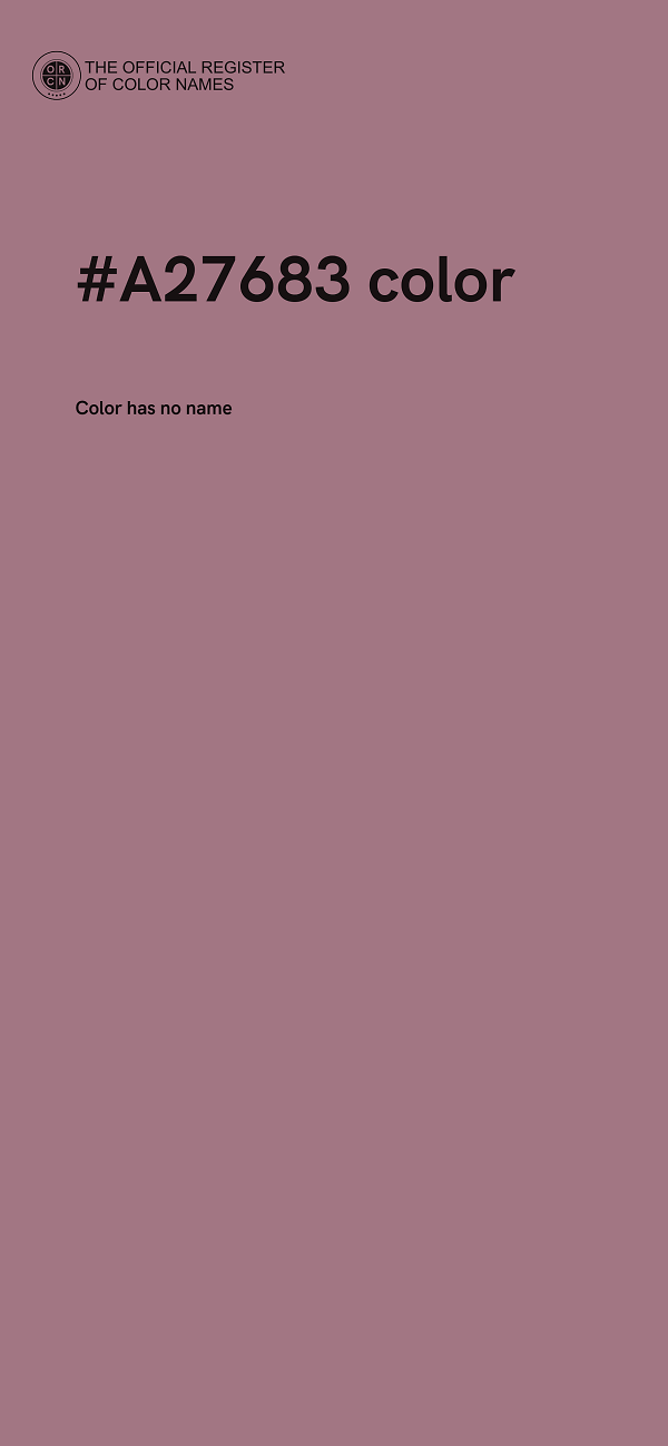 #A27683 color image