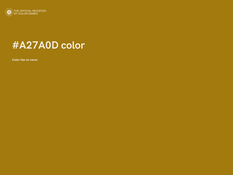 #A27A0D color image
