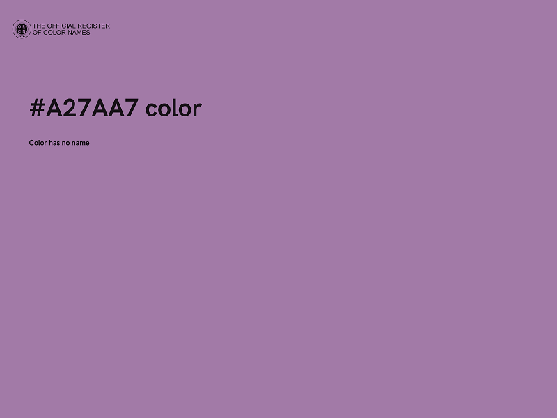 #A27AA7 color image