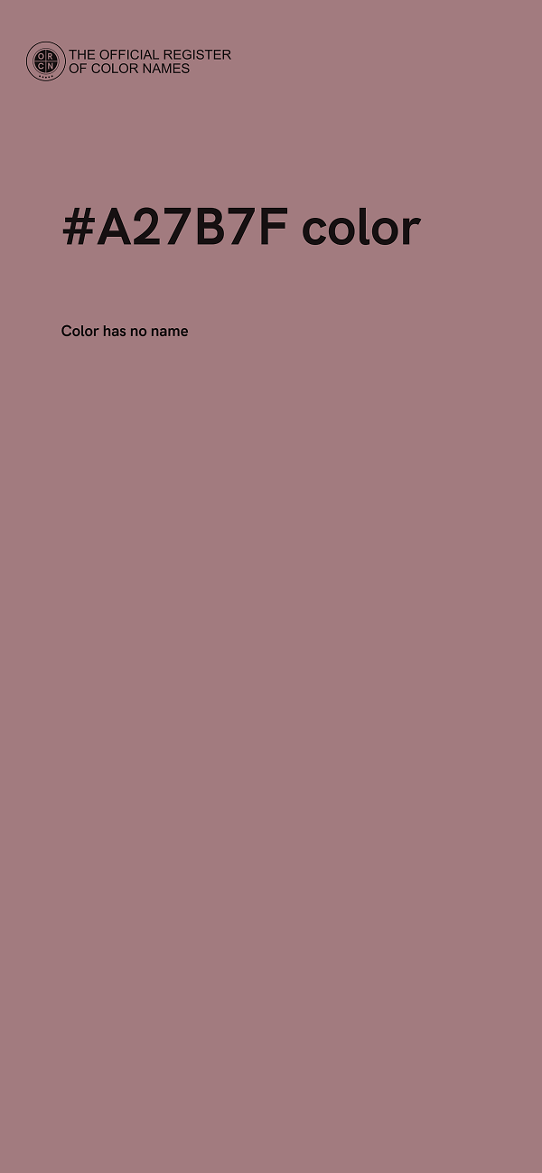 #A27B7F color image