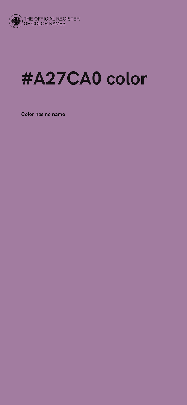 #A27CA0 color image