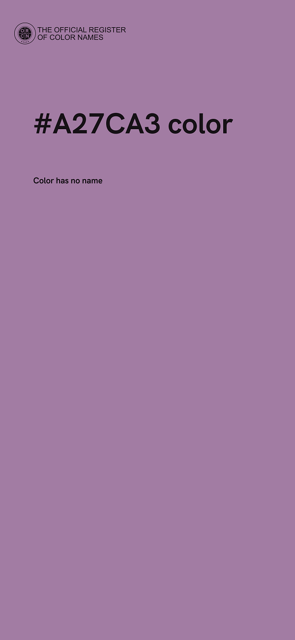 #A27CA3 color image