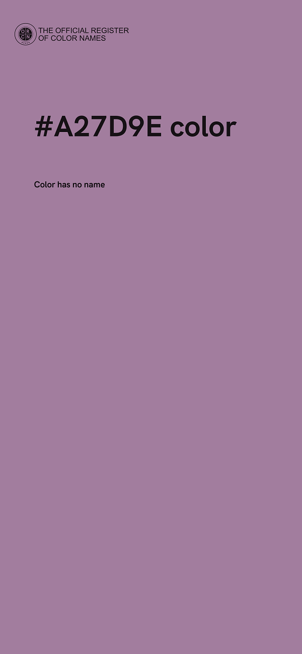 #A27D9E color image