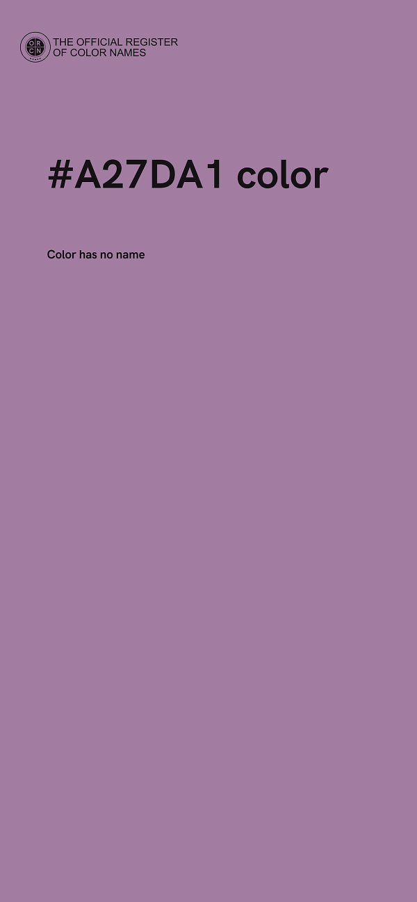 #A27DA1 color image