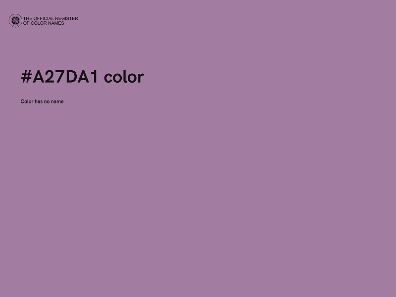 #A27DA1 color image