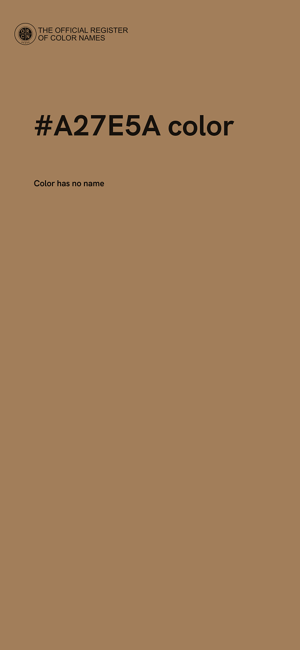 #A27E5A color image