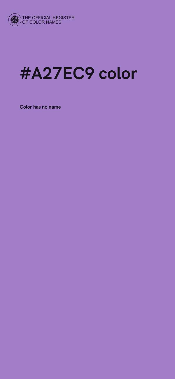 #A27EC9 color image