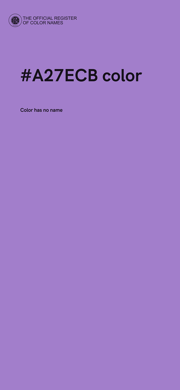 #A27ECB color image