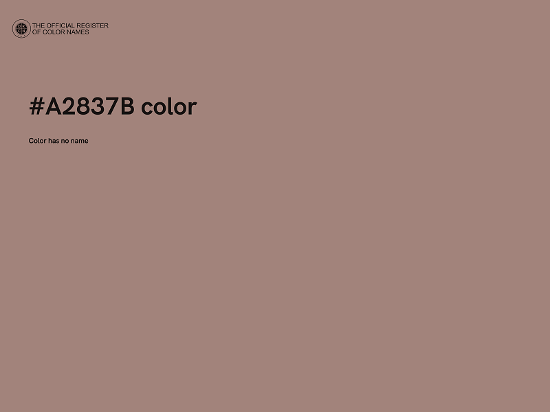 #A2837B color image