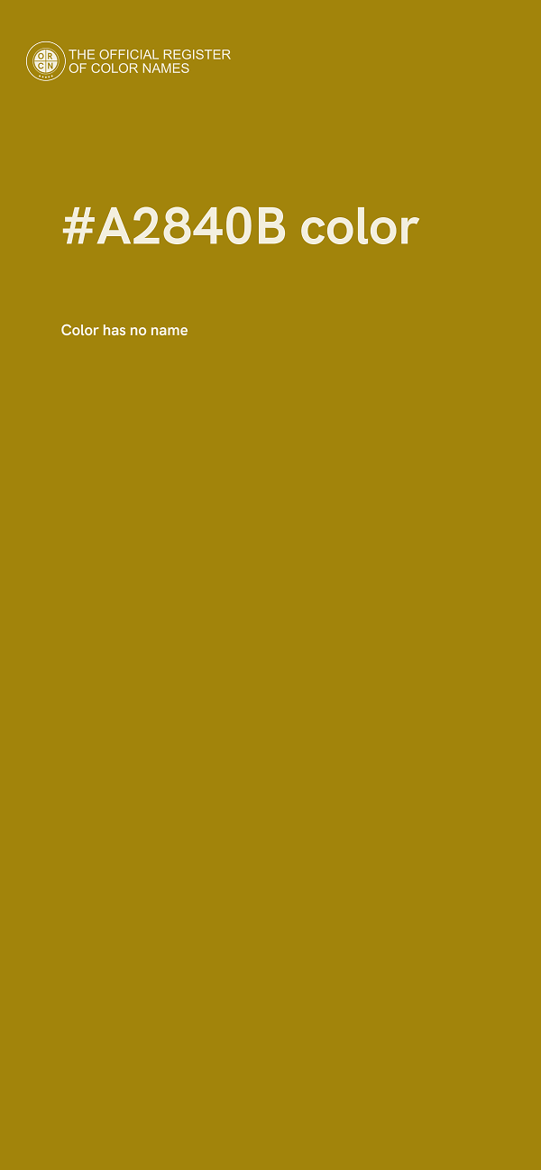#A2840B color image