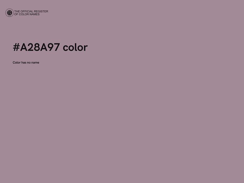 #A28A97 color image