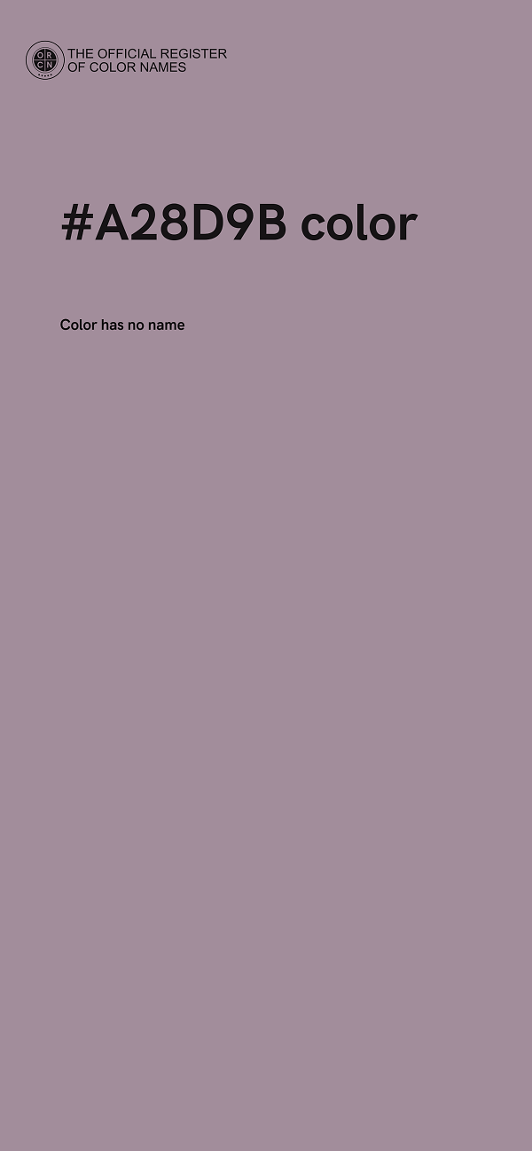 #A28D9B color image