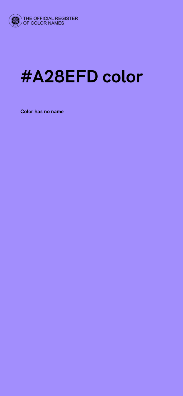 #A28EFD color image
