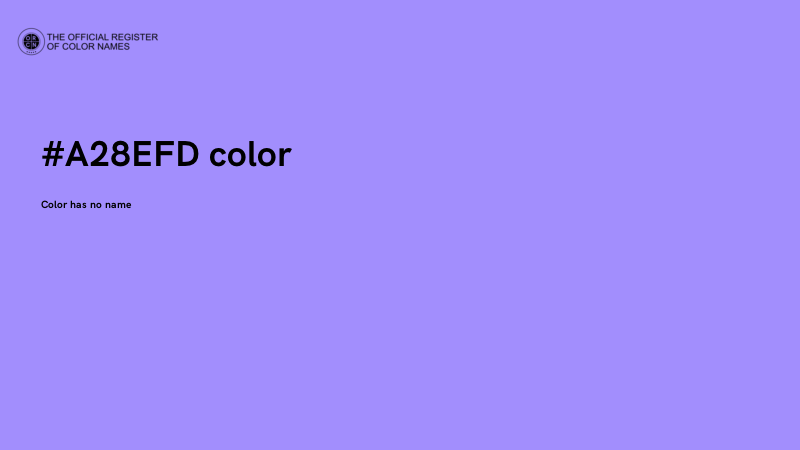 #A28EFD color image