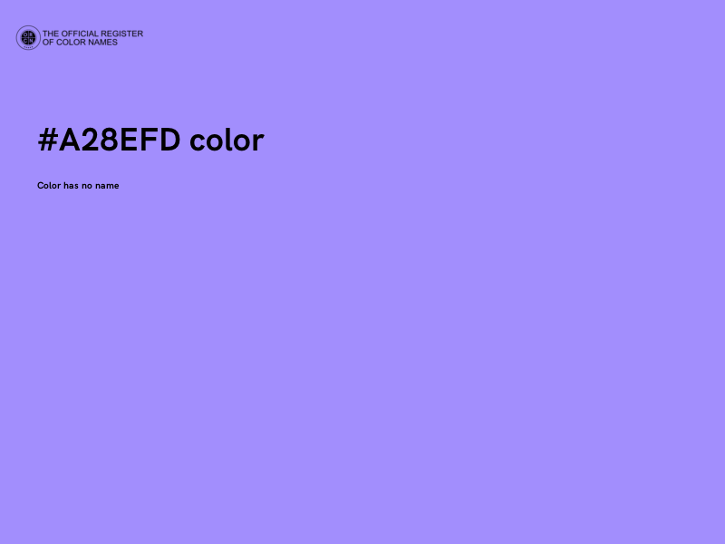 #A28EFD color image