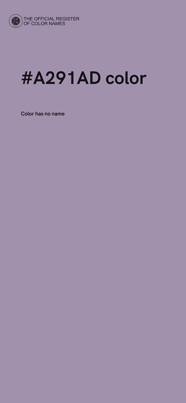 #A291AD color image