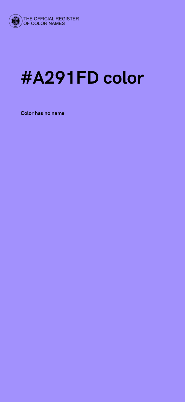 #A291FD color image