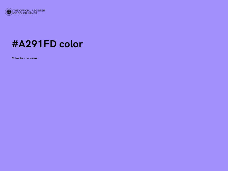 #A291FD color image