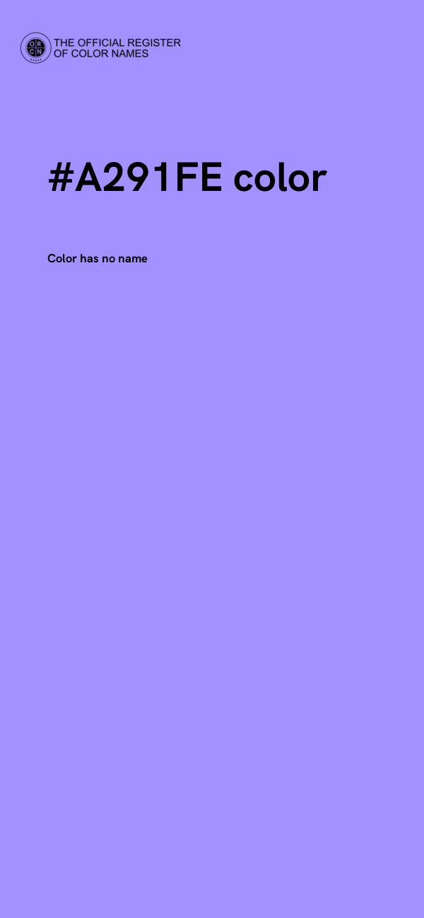 #A291FE color image