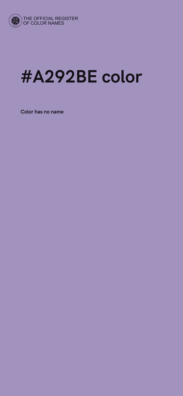 #A292BE color image