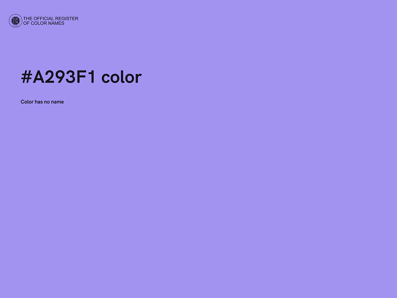 #A293F1 color image