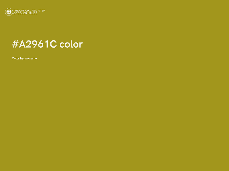 #A2961C color image