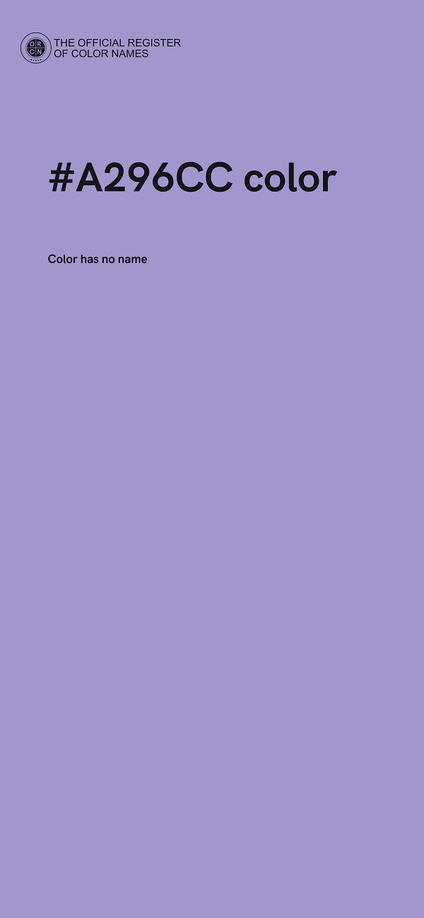 #A296CC color image