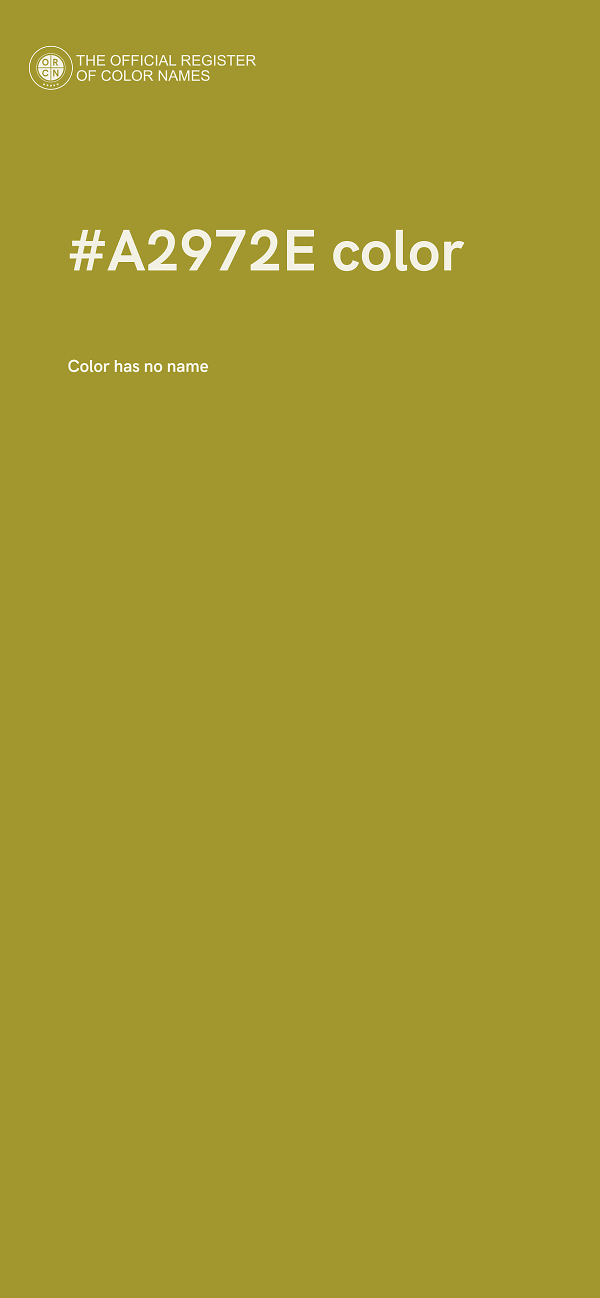 #A2972E color image