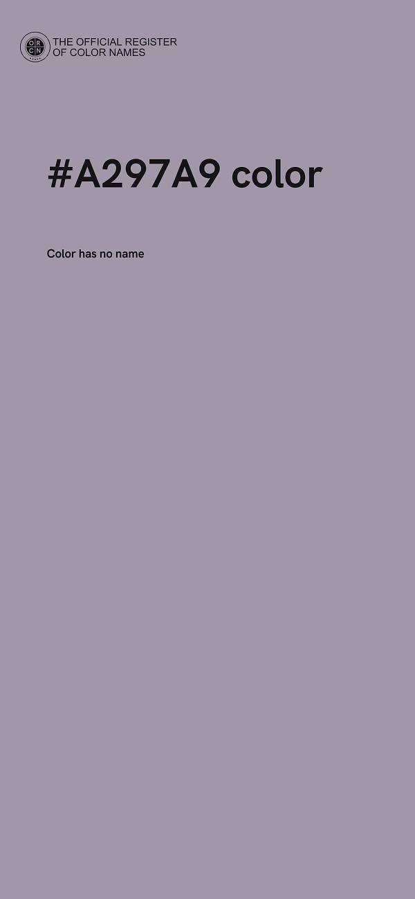 #A297A9 color image