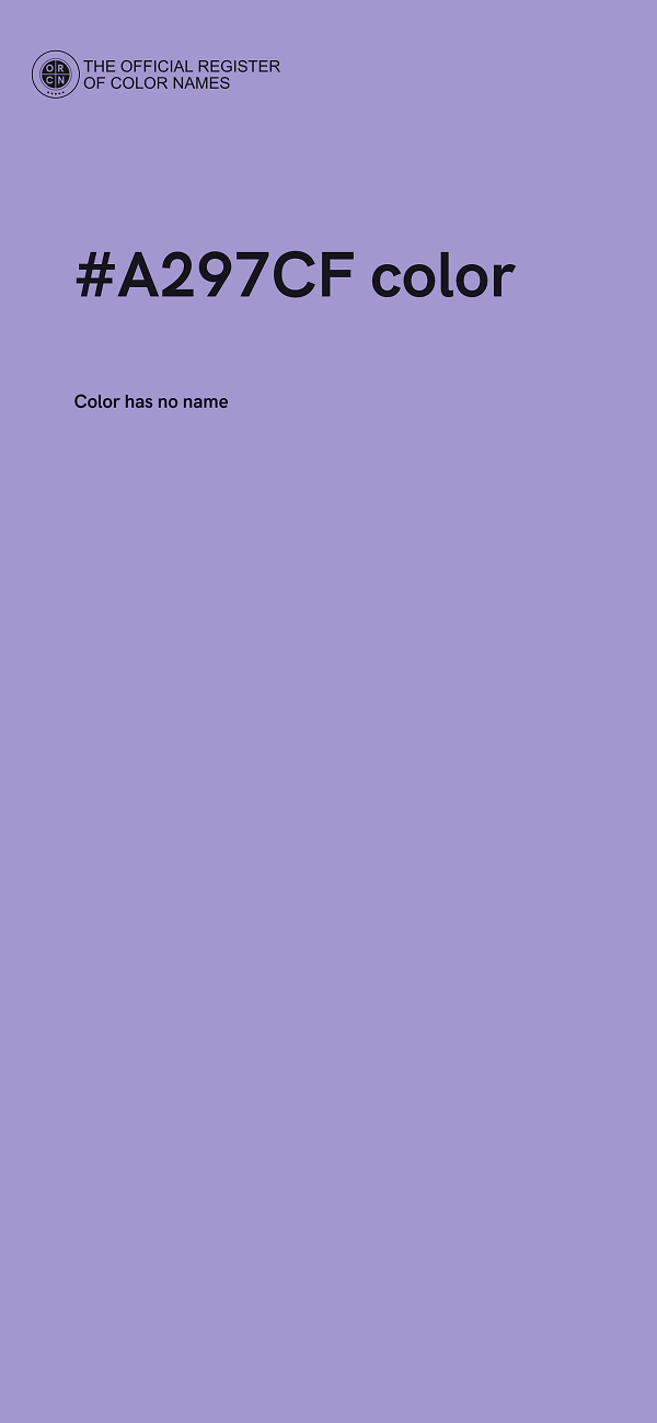 #A297CF color image