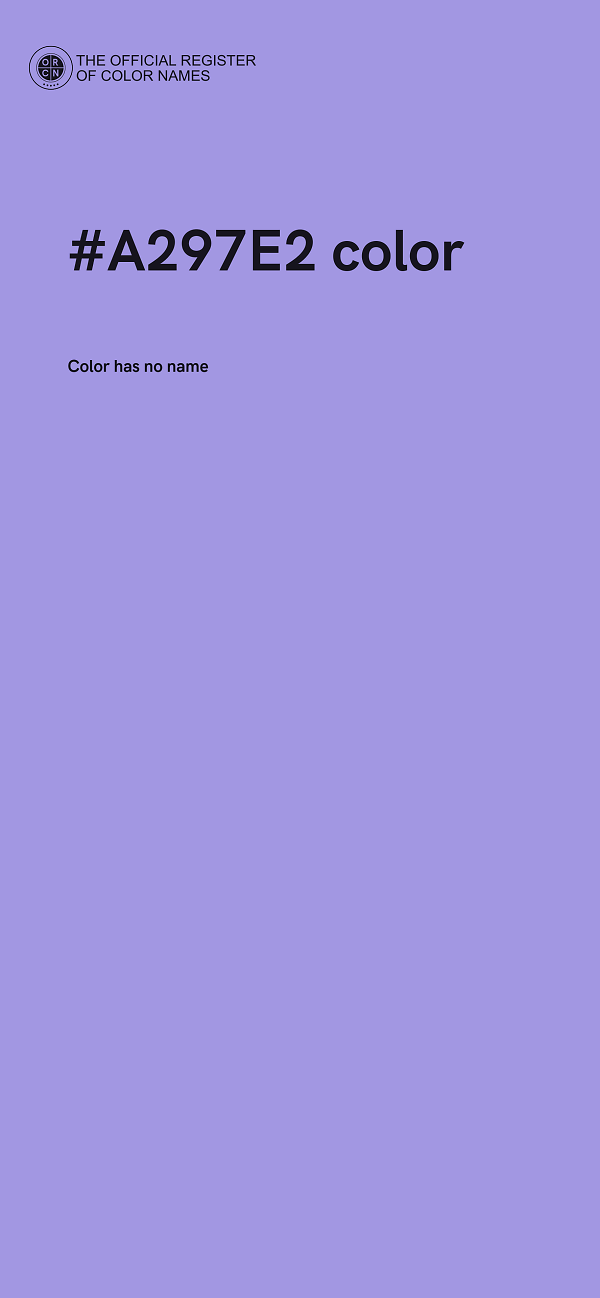 #A297E2 color image