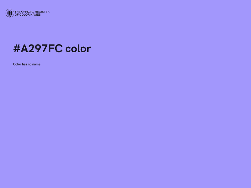 #A297FC color image