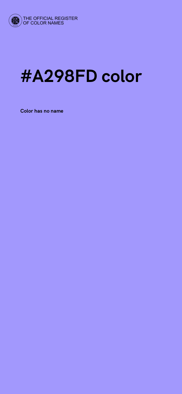 #A298FD color image