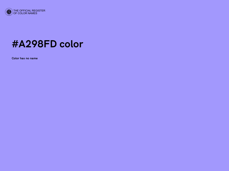 #A298FD color image