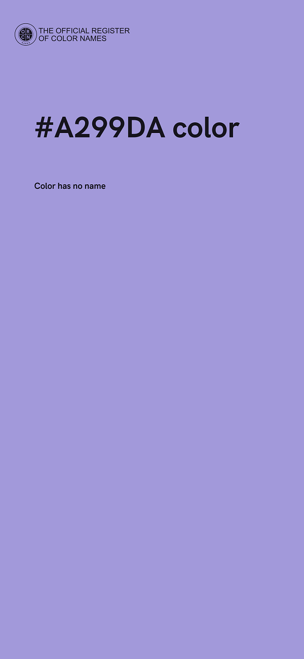 #A299DA color image