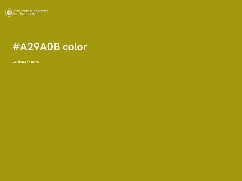 #A29A0B color image
