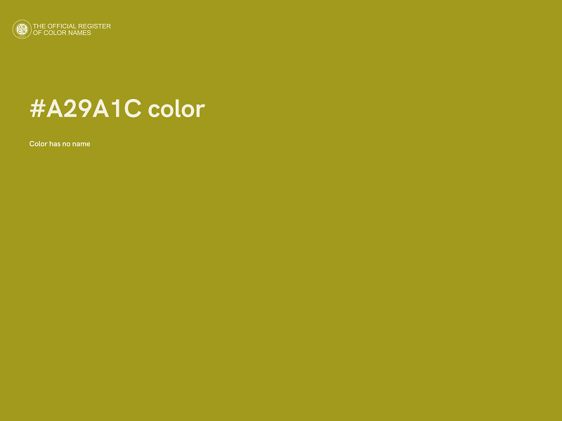 #A29A1C color image