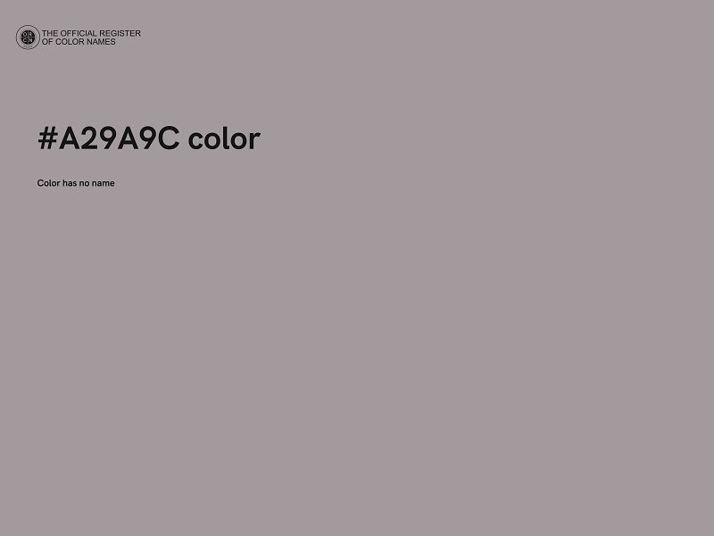 #A29A9C color image