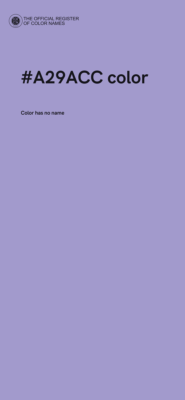 #A29ACC color image