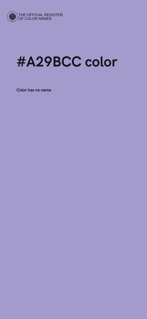#A29BCC color image