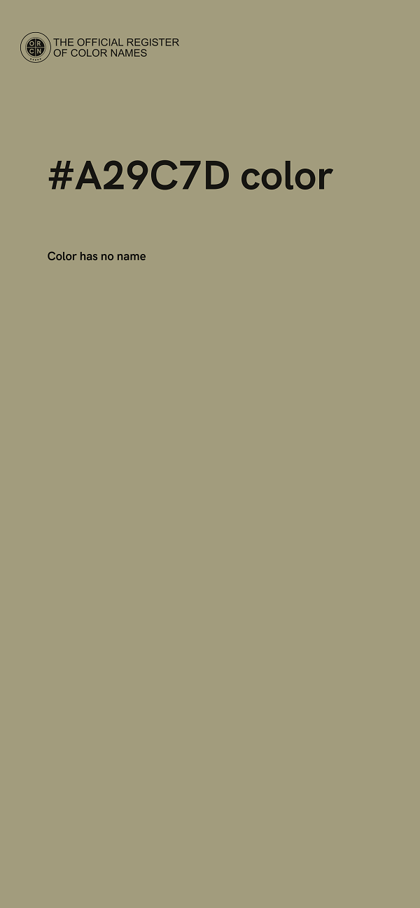 #A29C7D color image