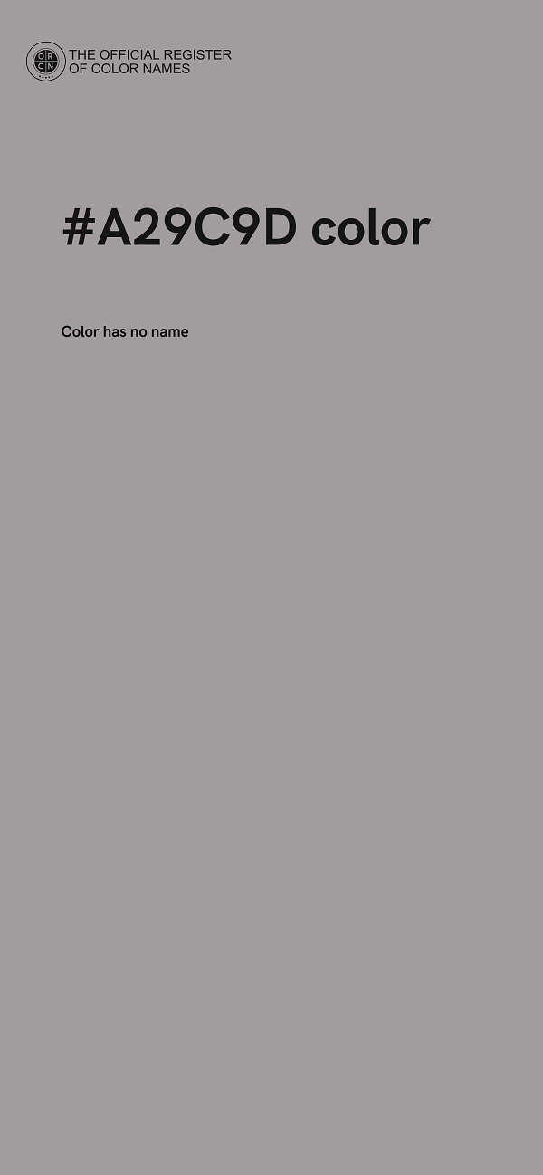 #A29C9D color image