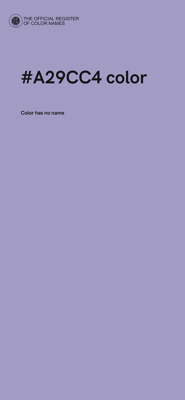 #A29CC4 color image